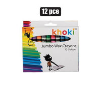 JUMBO WAX CRAYONS 12PC