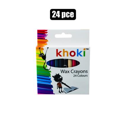 CRAYONS WAX REGULAR 24PC