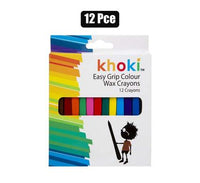 CRAYONS WAX EASY GRIP 12PC