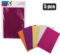 GLITTER FOAM 5PC ART+CRAFT