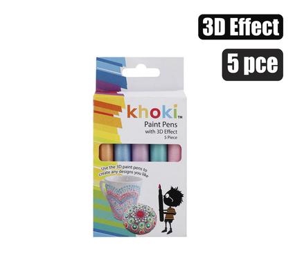 ART+CRAFT 3D PAINT PENS 5PC