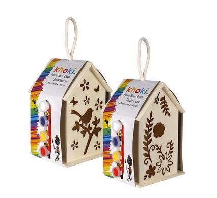 PAINT YOUR OWN BIRD HOUSE