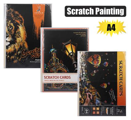 SCRATCH ART PAINTING A4