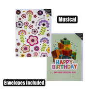 MUSICAL BIRTHDAY CARD & ENVELOPE
