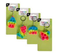 BUBBLE POPPING  FUN KEYCHAIN