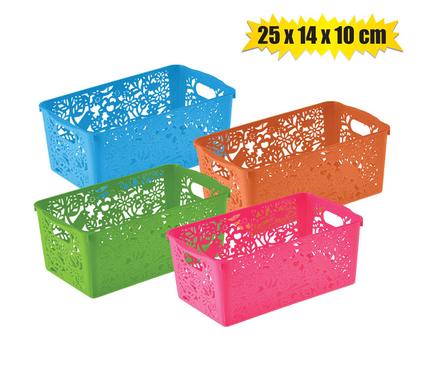 MULTI PURPOSE PLASTIC BASKET 25X14X10CM