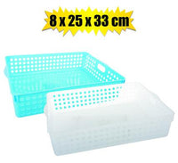 PLASTIC BASKET 33x25x8cm