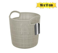 PLASTIC BASKET MESH DESIGN ROUND 16 x17cm