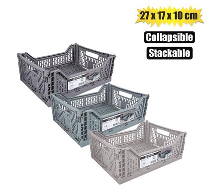 COLLAPSIBLE BASKET 27x17x10cm