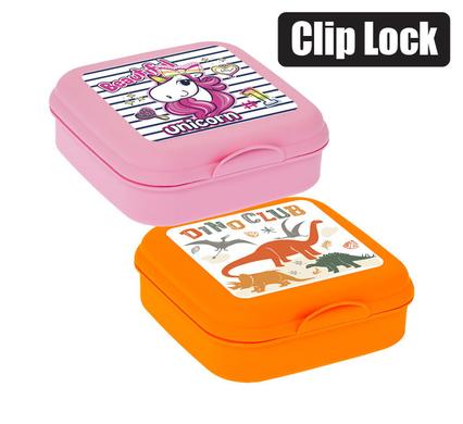 KIDS CLIP LOCK LUNCH BOX