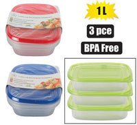 CONTAINER SET LITE 1L 3PC