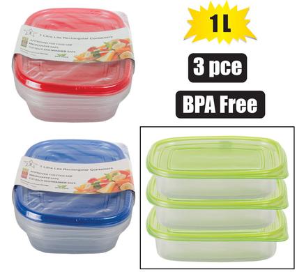 CONTAINER SET LITE 1L 3PC