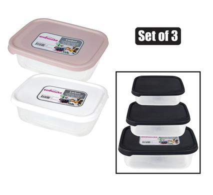 EMBOX RECTANGULAR CONTAINER SET OF 3