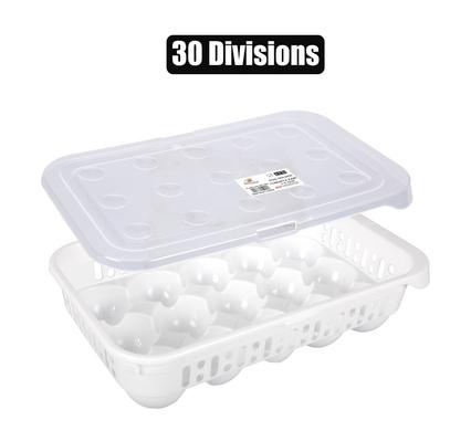 EGG HOLDER CONTAINER 30 DIVISIONS