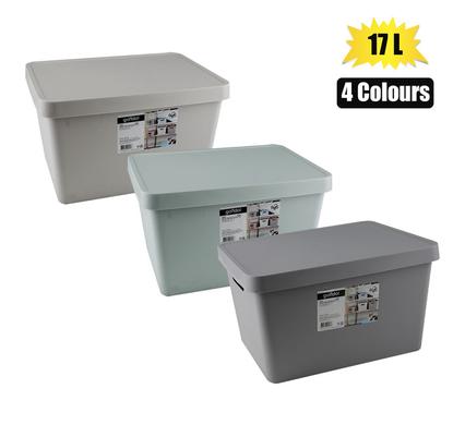 STORAGE CONTAINER WITH LID 17L