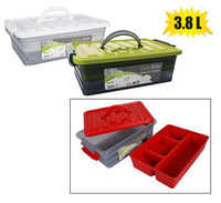 STORAGE CONTAINER TWO LAYER FOUR DIVISION 3.8L