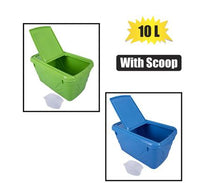 FLIP LID STORAGE CONTAINER WITH SCOOP 10L