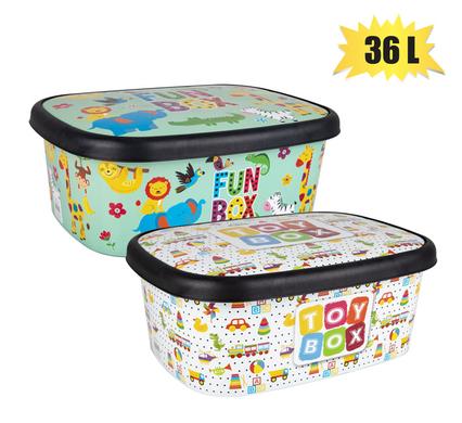 TOY BOX  STORAGE BOX PLASTIC CONTAINER