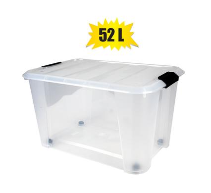 STORAGE CONTAINER WITH WHEELS 56x39x33cm