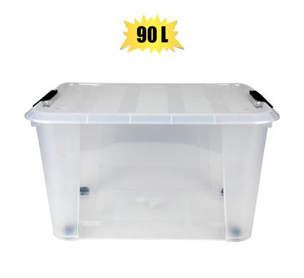 STORAGE CONTAINER WITH WHEELS 68x46x39cm