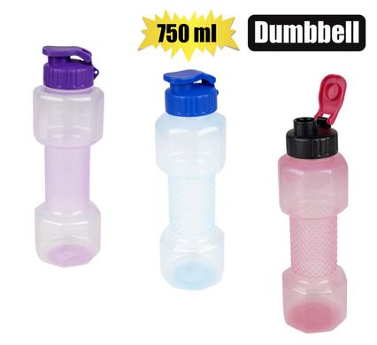 WATER BOTTLE 750ml DUMBBELL DESIGN