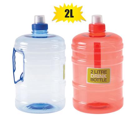WATER BOTTLE 2L WITH HANDLE