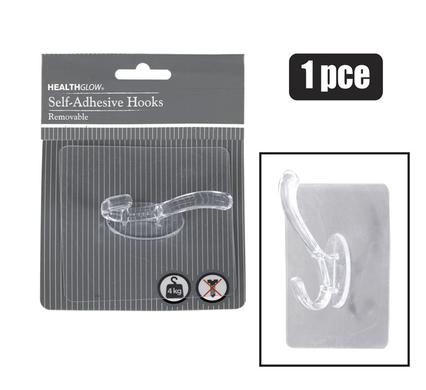 SELF ADHESIVE CLEAR HOOK