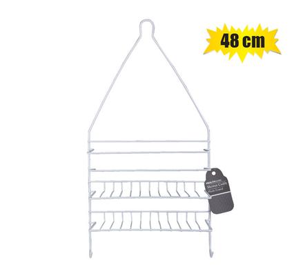 SHOWER CADDY COATED METAL 48CM
