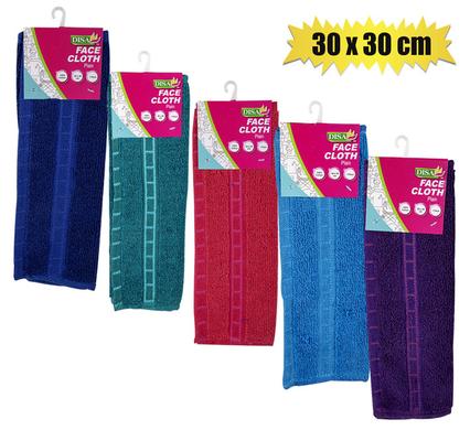 PLAIN FACE CLOTH 30x30cm