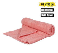 BATH TOWEL 69x130cm LIGHT CORAL