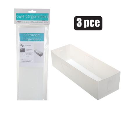 STORAGE ORGANISER PACK OF 3