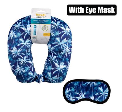 TRAVEL NECK PILLOW WITH EYE MASK