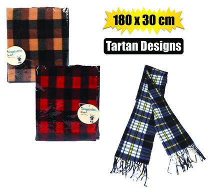 TARTAN DESIGN SCARF