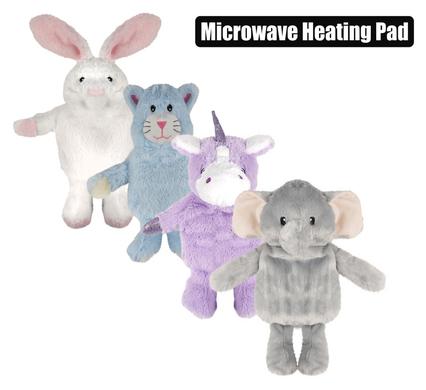 MICROWAVE HEATING PAD CUTE ANIMAL DESIGNS