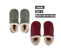 SLIPPER WITH FUR LINING WHILE STOCK LASTS