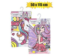 HOODED TOWEL 50x115cm FAIRY UNICORN ASSORTED