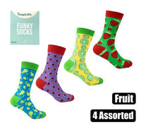 UNISEX FRUIT DESIGN SOCKS