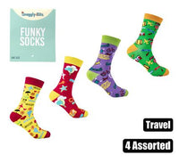 UNISEX TRAVEL DESIGN SOCKS