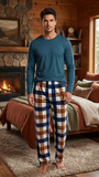 20 X Mens Winter Pyjama 2pc Set Wholesale