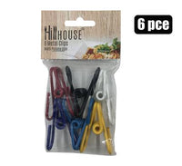 PACK OF 6 METAL CLIP BAG SEALER