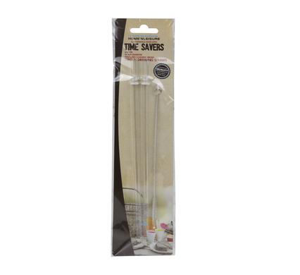 TRITAN STRAW 2PC WITH BRUSH 22CM