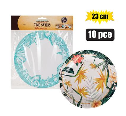 PICNIC PLATES PAPER 10PC 23cm