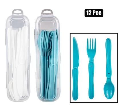 PACK OF 12 FORK-SPOON-KNIFE SET