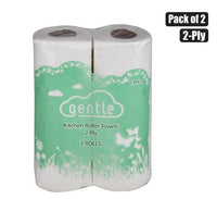 KITCHEN ROLLER TOWELS 2PLY PACK OF 2