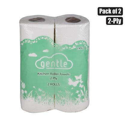 KITCHEN ROLLER TOWELS 2PLY PACK OF 2