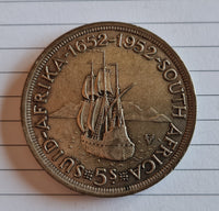 1952 SOUTH AFRIKA 5S COIN