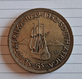 1952 SOUTH AFRIKA 5S COIN