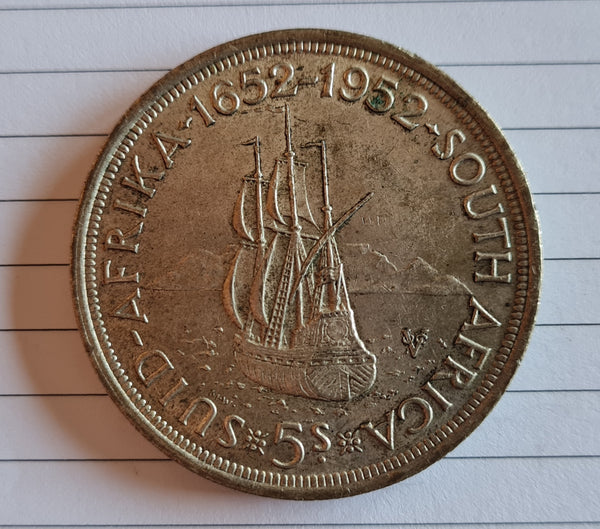 1952 SOUTH AFRIKA 5S COIN