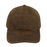 Dual Tone Oil Skin 6 Panel Cap