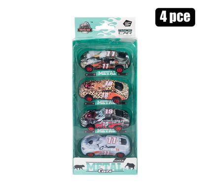 DIE CAST RACER CARS 9CM PACK OF 4